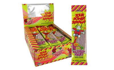 Sour Power Passionfruit Straws 50 g Imported Exotic CAndy Wholesale MOntreal Quebec Canada
