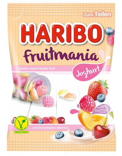 Haribo Fruitmania Yogurt 175 g (26 Pack) Exotic Candy Wholesale Montreal Quebec Canada