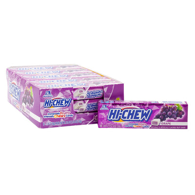 Morinaga Hi-Chew Grape Candy 50 g (15 Pack) Exotic Candy Wholesale Montreal Quebec Canada