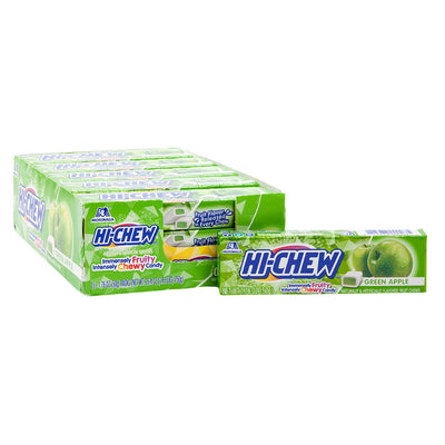 Morinaga Hi-Chew Green Apple Candy 50 g (15 Pack) Exotic Candy Wholesale Montreal Quebec Canada