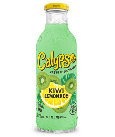  Calypso Kiwi Lemonade 473 mL (12 Pack) Exotic Drinks Wholesale Montreal Quebec Canada