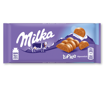 Milka Bubbly Chocolate Bar 100 g (13 Pack) Exotic Snacks Wholesale Montreal Quebec Canada
