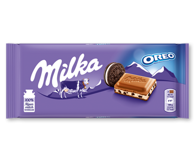 Milka & Oreo Chocolate Bar - Snaxies Exotic Chocolate Snack Montreal Canada