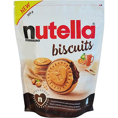 Nutella Biscuits 304 g Imported Exotic Snack from Europe Wholesale Quebec Canada