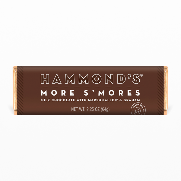 Hammond's More S'more Milk Chocolate Candy Bar 64 g (12 Pack) Exotic Snacks Wholesale Montreal Quebec Canada