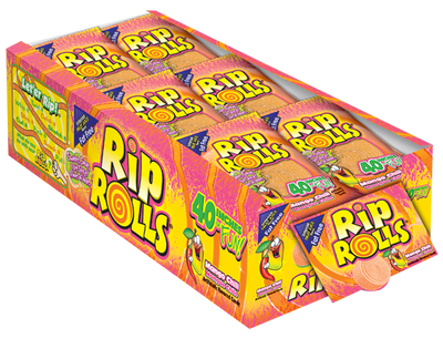 Rip Rolls Mango Chili 40 g (24 Pack) Exotic Candy Wholesale Montreal Quebec Canada