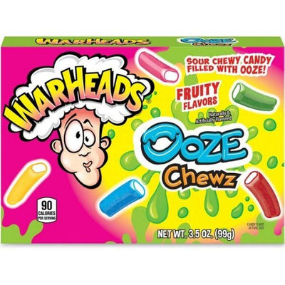 Warheads Ooze Chewz Theatre Box 99 g Imported Exotic Candy Wholesale Montreal Quebec Canada