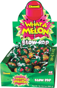 Charms Blow Pop What-A-Melon 18 g (48 Pack) Exotic Candy Wholesale Montreal Quebec Canada