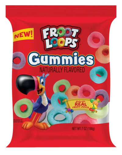 Froot Loops Gummies 7 oz Imported Exotic Wholesale Candy Montreal QUebec Canada