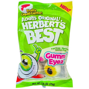 Herbert's Best Gummi Eyez 75 g (12 Pack) Exotic Candy Wholesale Montreal Quebec Canada