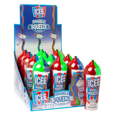 Icee Double Squeeze Candy 80 mL (12 Pack) Exotic Candy Wholesale Montreal Quebec Canada