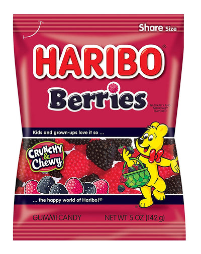 Haribo Berries 142 g (12 Pack) Exotic Candy Wholesale Montreal Quebec Canada