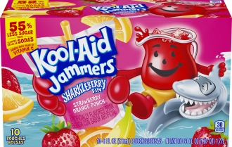Kool-Aid Sharkleberry Fin Jammers 177 mL (40 Pack) Exotic Drinks Wholesale Montreal Quebec Canada