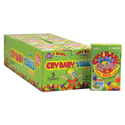 Cry Baby Sour Tears Candy 56 g (24 Pack) Exotic Candy Wholesale Montreal Quebec Canada