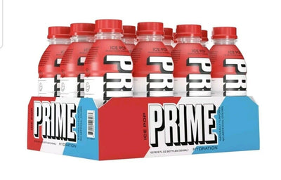 Prime Hydration Ice Pop 500 ml Imported Exotic Drink Montreal Quebec Canada
