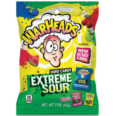 Warheads Extreme Sour Hard Candy 56 g (12 Pack) Imported Exotic Candy Wholesale Montreal Quebec Canada