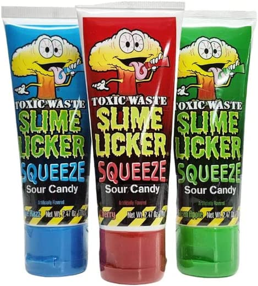 Toxic Waste Slime Licker Sour Squeeze Candy 70 g (12 Pack) Exotic Candy Wholesale Montreal Quebec Canada