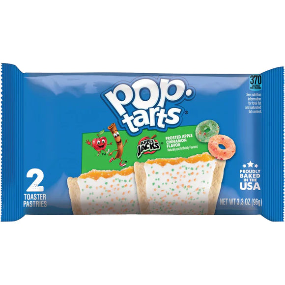 Pop-Tarts Frosted Apple Cinnamon Apple Jacks 96 g (6 Pack) Exotic Snacks Wholesale Montreal Quebec Canada