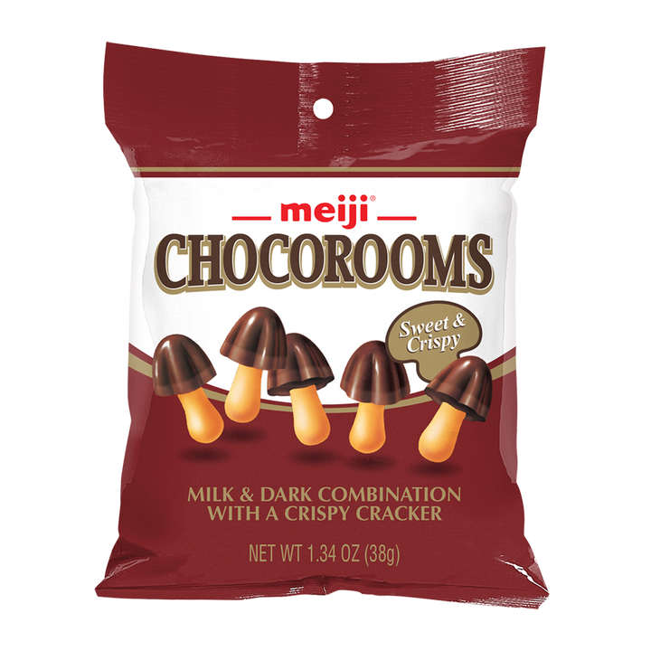 Meiji Chocorooms 38 g (8 Pack) Exotic Snacks Wholesale Montreal Quebec Canada