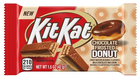 Kit Kat Chocolate Frosted Donut Candy Bar 42 g (24 Pack) Exotic Candy Wholesale Montreal Quebec Canada