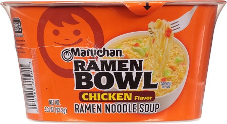 Maruchan Chicken Ramen Bowl 93.9 g (6 Pack) Exotic Snacks Wholesale Montreal Quebec Canada