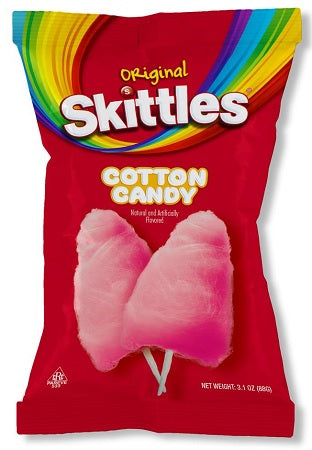 Taste Of Nature Skittles Cotton Candy 88 g (12 Pack) Exotic Candy Wholesale Montreal Quebec Canada
