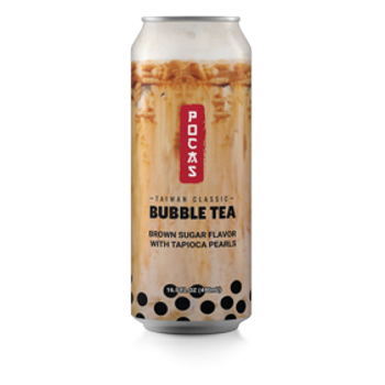 Pocas Bubble Tea Brown Sugar 490 ml (24 Pack) Exotic Drinks Wholesale Montreal Quebec Canada