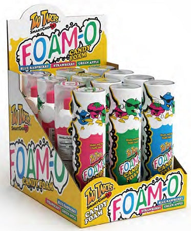 Too Tarts Foam-O Candy 40 g (12 Pack) Exotic Candy Wholesale Montreal Quebec Canada