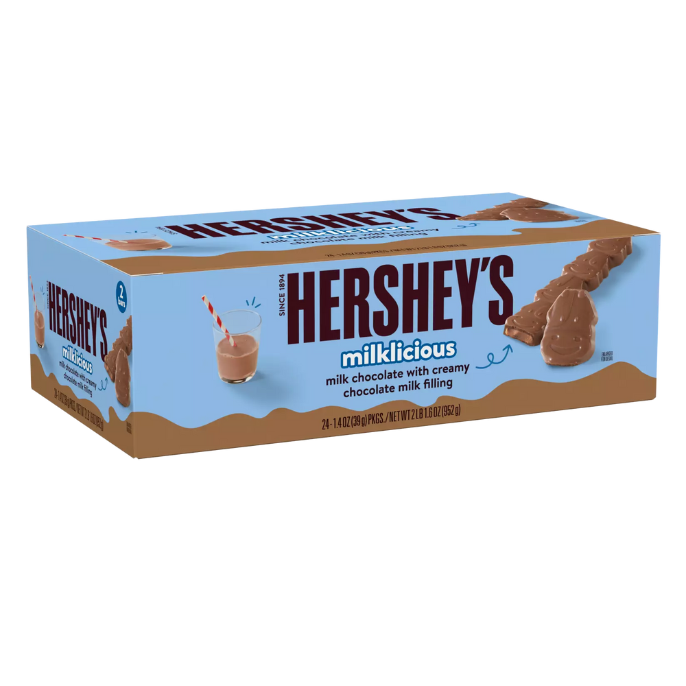 Hershey's Milklicious Bar 39 g (24 pack) Exotic Chocolate Wholesale Montreal Quebec Canada