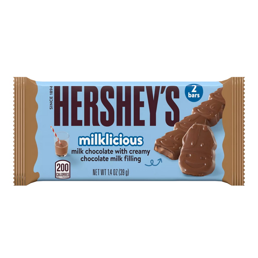 Hershey's Milklicious Bar 39 g (24 pack) Exotic Chocolate Wholesale Montreal Quebec Canada