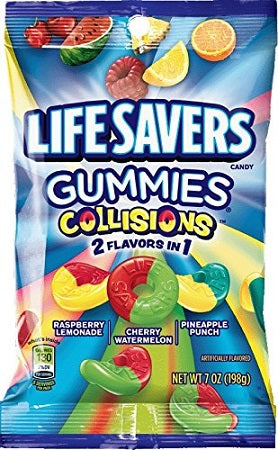 Lifesavers Collisions Gummies 198 g (12 Pack) Exotic Candy Wholesale Montreal Quebec Canada