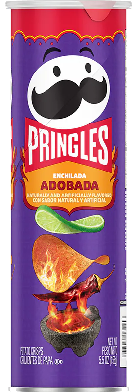 Pringles Enchilada Adobada Chips 158 g (14 Pack) Exotic Snacks Wholesale Montreal Quebec Canada