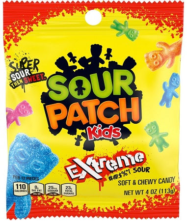 Sour Patch Kids Extreme 113 g (12 Pack) Exotics Wholesale Montreal Quebec Canada