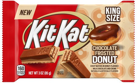 Kit Kat Chocolate Frosted Donut King Size Candy Bar 85 g (24 Pack) Exotic Candy Wholesale Montreal Quebec Canada