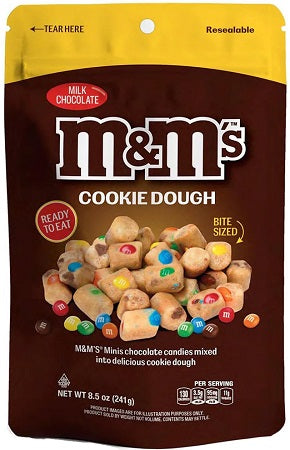 M&M's Cookie Dough 241 g (10 Pack) Exotic Snacks Wholesale Montreal Quebec Canada