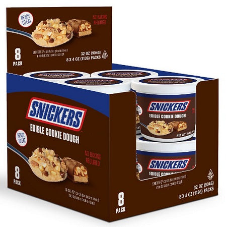 SNICKERS Cookie Dough Tub with Spoon 113 g (8 Pack) Exotic Snacks Wholesale Montreal Quebec Canada