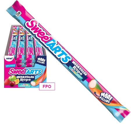 Sweetarts Mega Filled Ropes 37 g (24 Pack) Exotic Candy Wholesale Montreal Quebec Canada