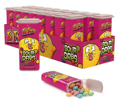 Too Tarts Sour Orbs 49 g (18 Pack) Exotic Candy Wholesale Montreal Quebec Canada 