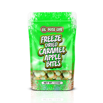 Bliss Life Freeze Dried Caramel Apple Bites 43 g (30 Pack) Exotic Candy Wholesale Montreal Quebec Canada