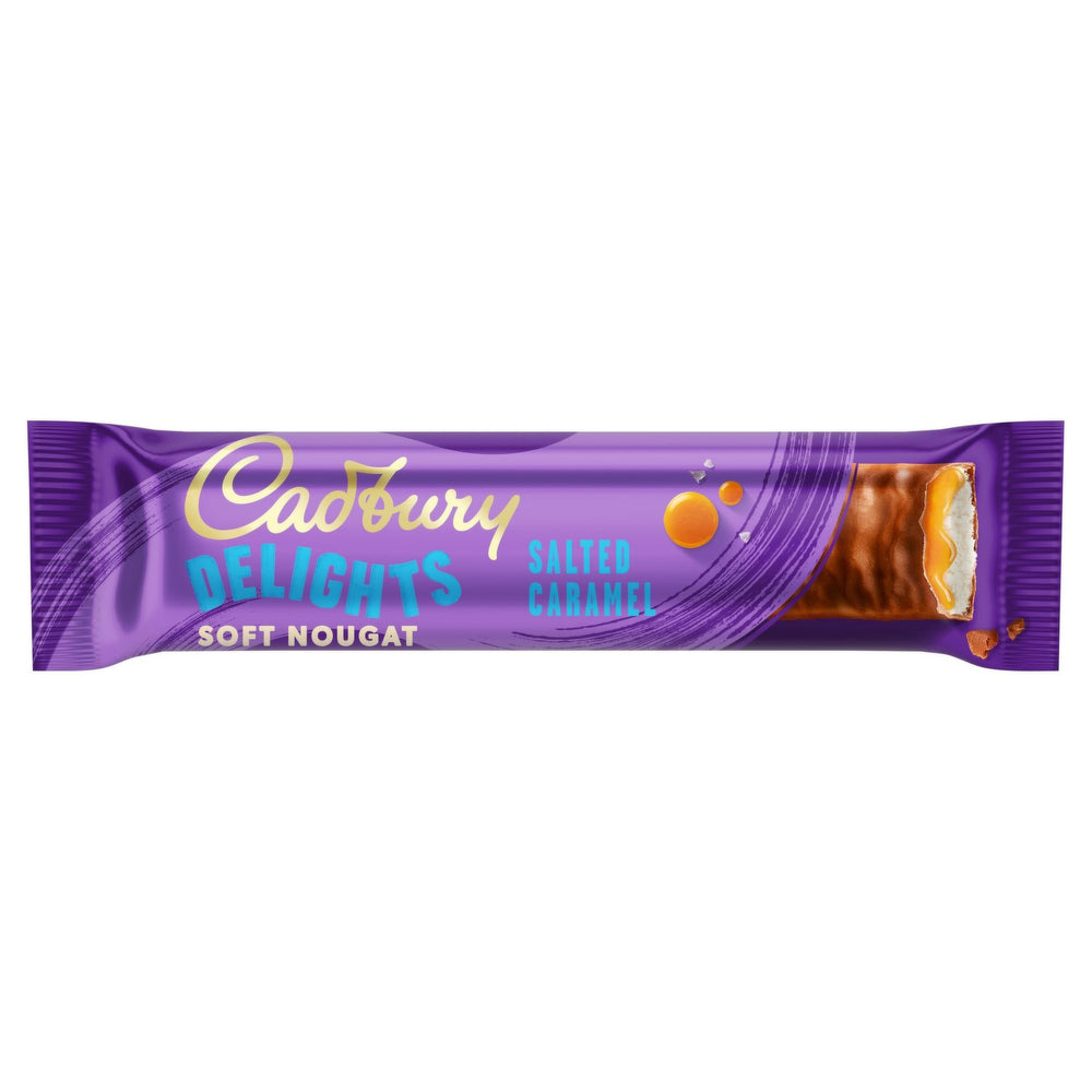 Cadbury Delights Salted Caramel 5-Pack Chocolate Bar 110 g (9 Pack) Exotic Chocolate Wholesale Montreal Quebec Canada 