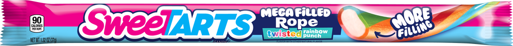 Sweetarts Mega Filled Ropes 37 g (24 Pack) Exotic Candy Wholesale Montreal Quebec Canada