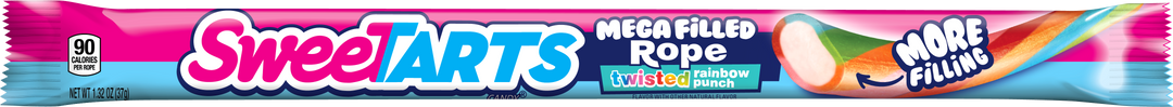 Sweetarts Mega Filled Ropes 37 g (24 Pack) Exotic Candy Wholesale Montreal Quebec Canada