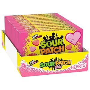 Sour Patch Kids Hearts Theatre Box 88 g (12 Pack) Exotic Candy Wholesale Montreal Quebec Canada