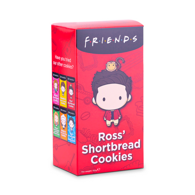 F.R.I.E.N.D.S Ross' Shortbread Cookies 125 g (12 Pack)