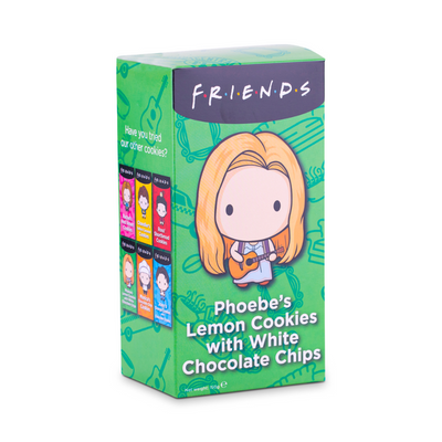 F.R.I.E.N.D.S Pheobe's Lemon Cookies with White Chocolate Chips 125 g (12 Pack)