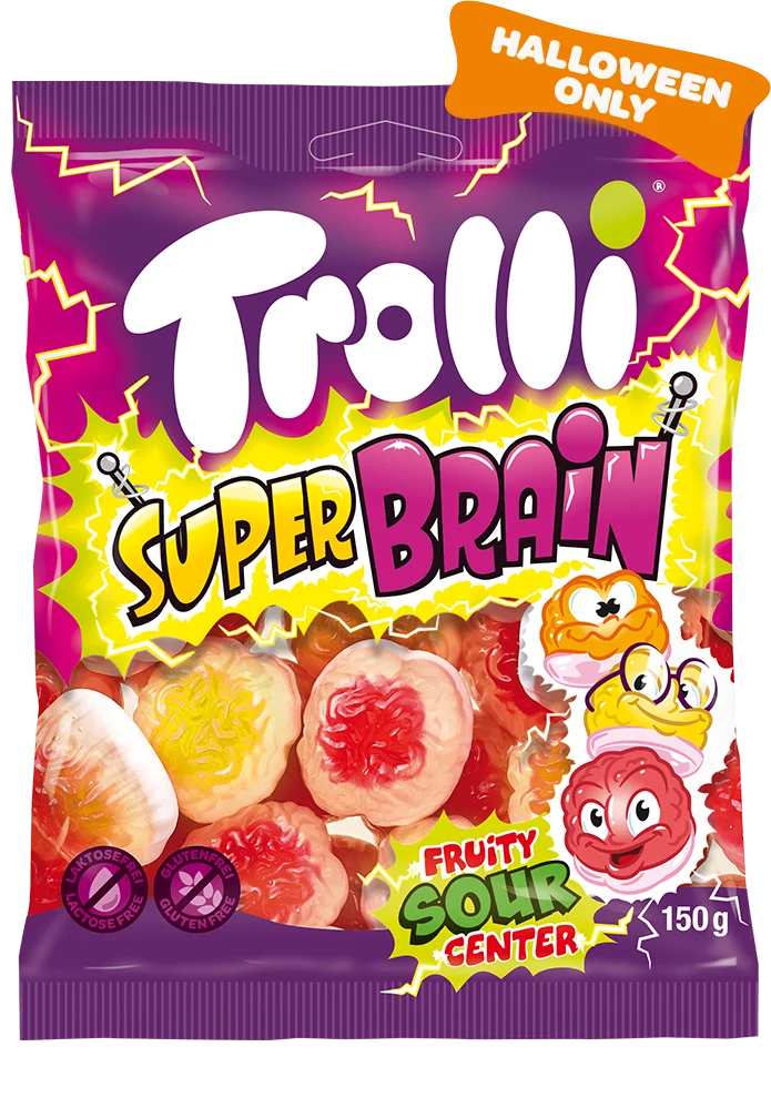 Trolli Super Brain 150 g (21 Pack) Exotic Candy Wholesale Montreal Quebec Canada