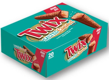 Twix Salted Caramel King Size Bar 79.9 g (20 Pack) Exotic Candy Wholesale Montreal Quebec Canada