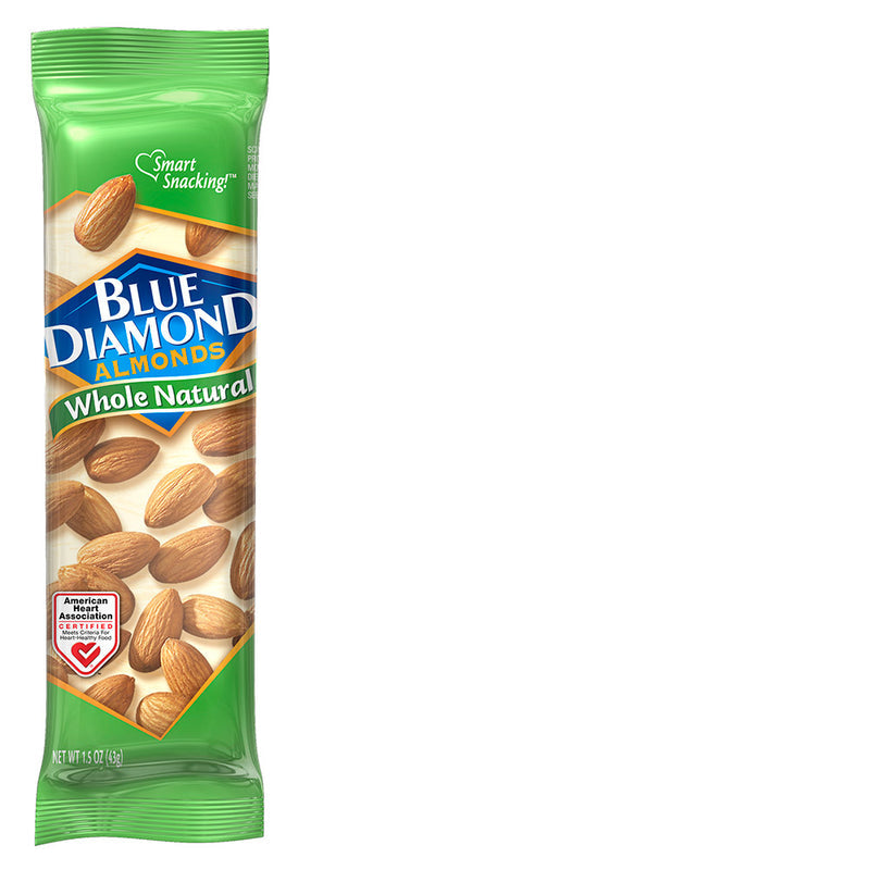 Blue Diamond Whole Natural Almonds 43 g (12 Pack) Exotic Snacks Wholesale Montreal Quebec Canada