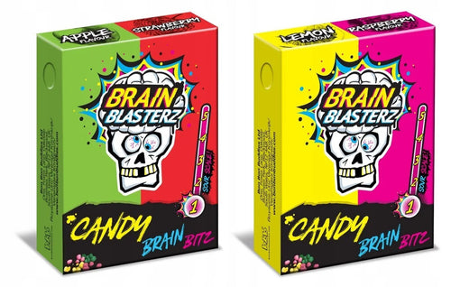 Brain Blasterz Brain Bitz 45 g (16 Pack) Exotic Candy Wholesale Montreal Quebec Canada