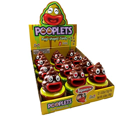 Kidsmania Pooplets Candy 15 g (12 Pack) Exotic Candy Wholesale Montreal Quebec Canada